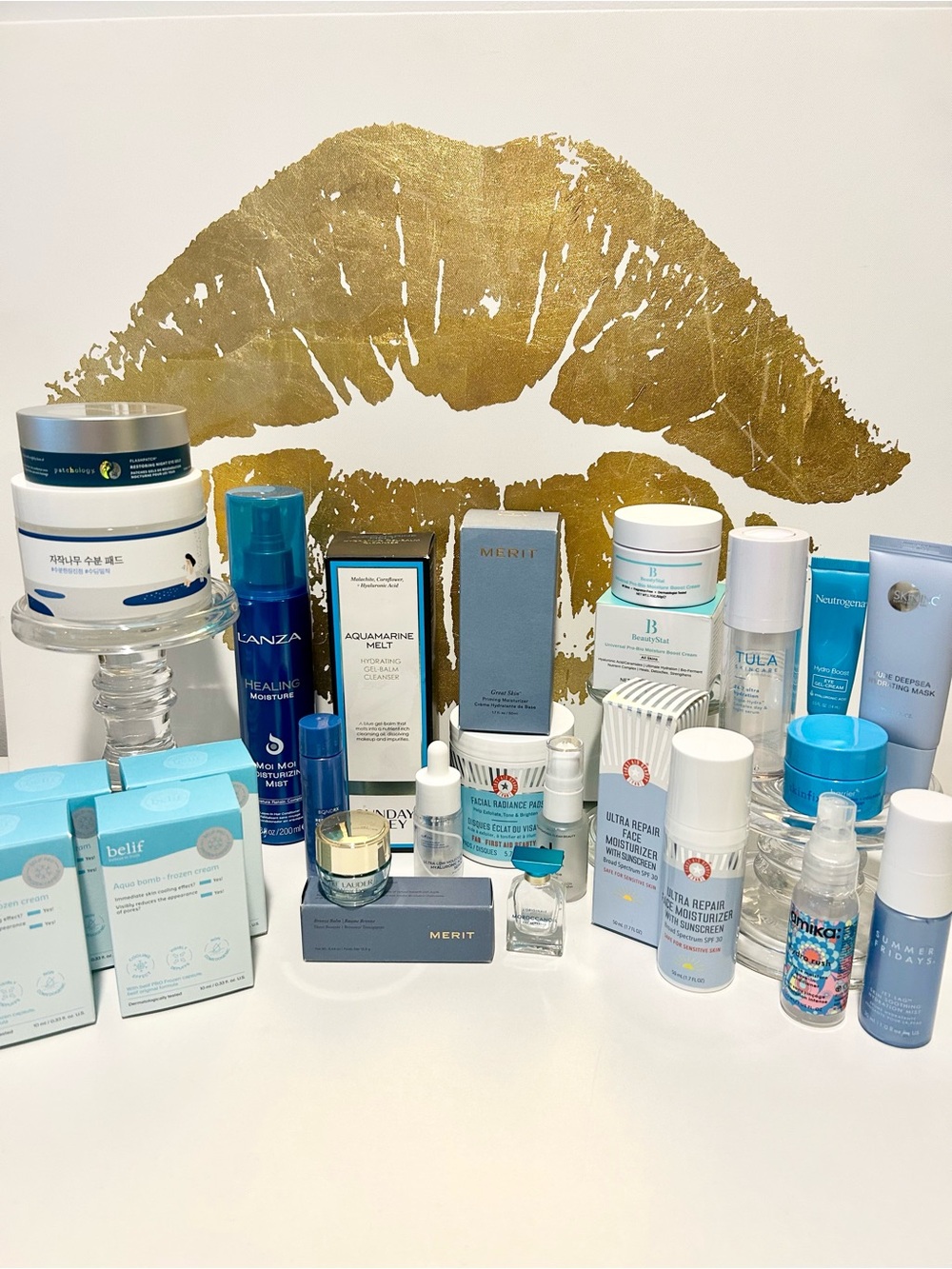 ✨ 25+ Piece Empty Beauty Bottle & Box Lot | beauty display and repurpose